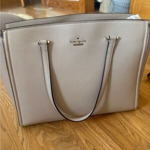 Kate Spade Taupe Leather Tote